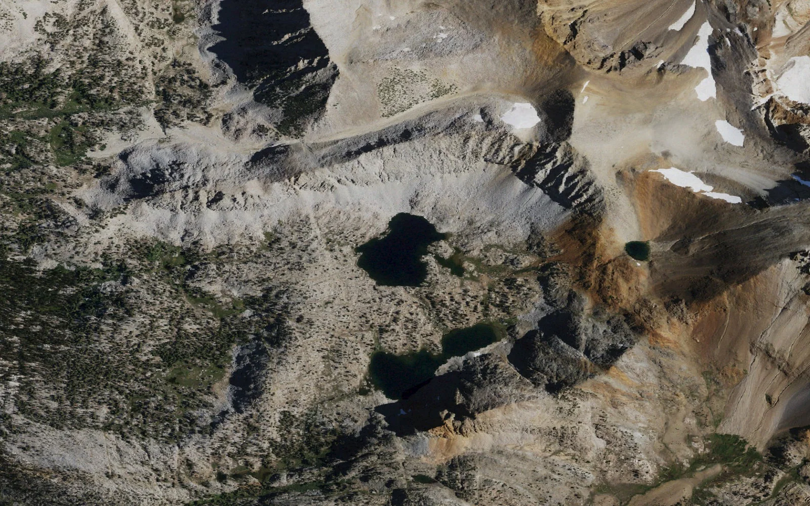 Aerial view centered on Cecil Lake
