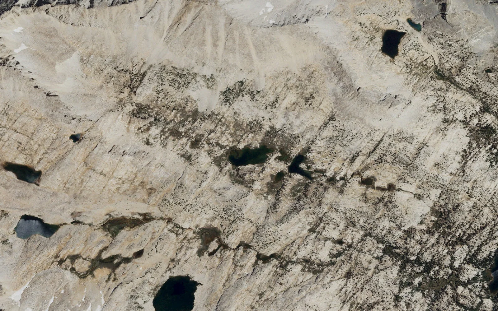 Aerial view centered on Chalfant Lakes