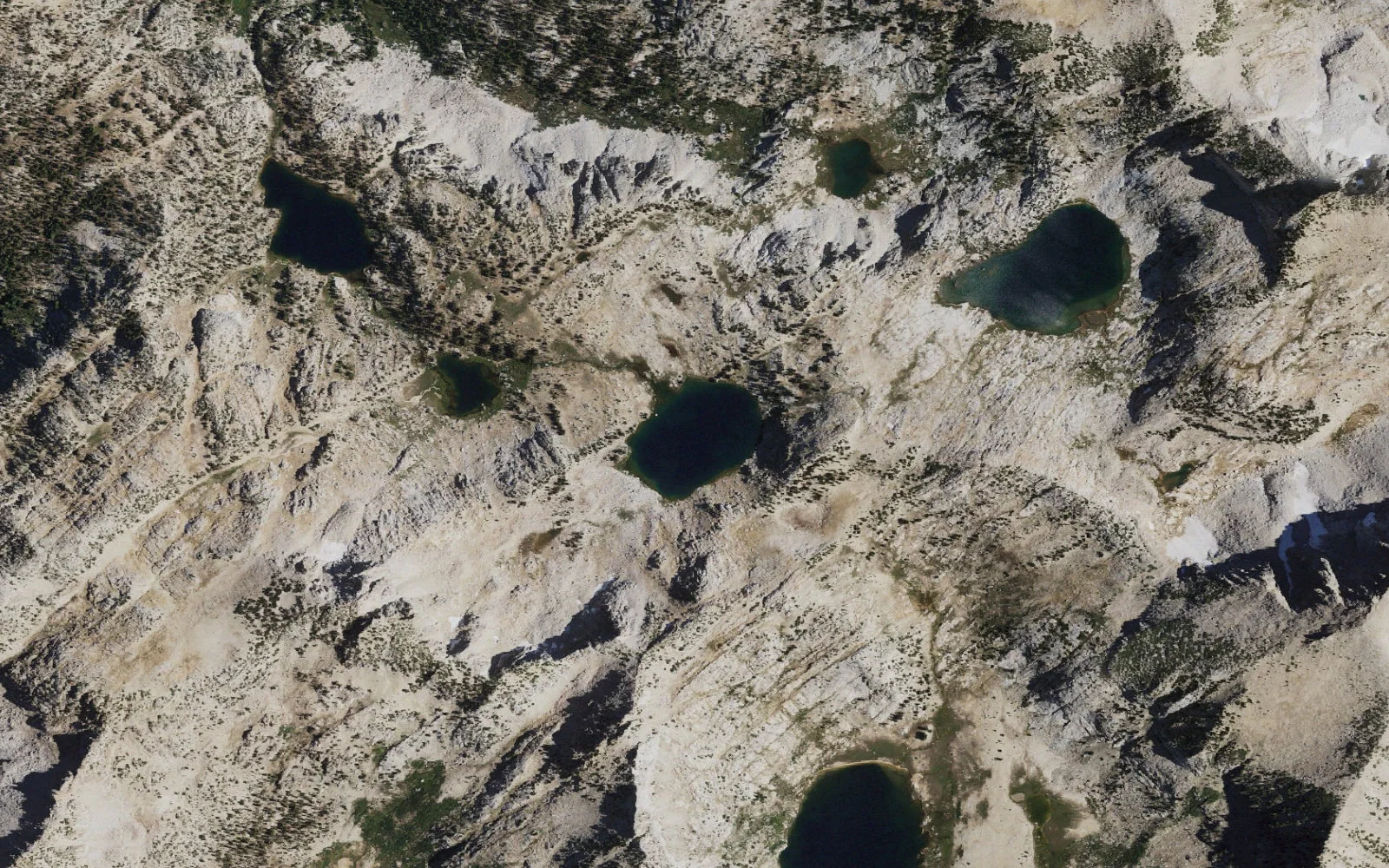 Aerial view centered on Chief Lake