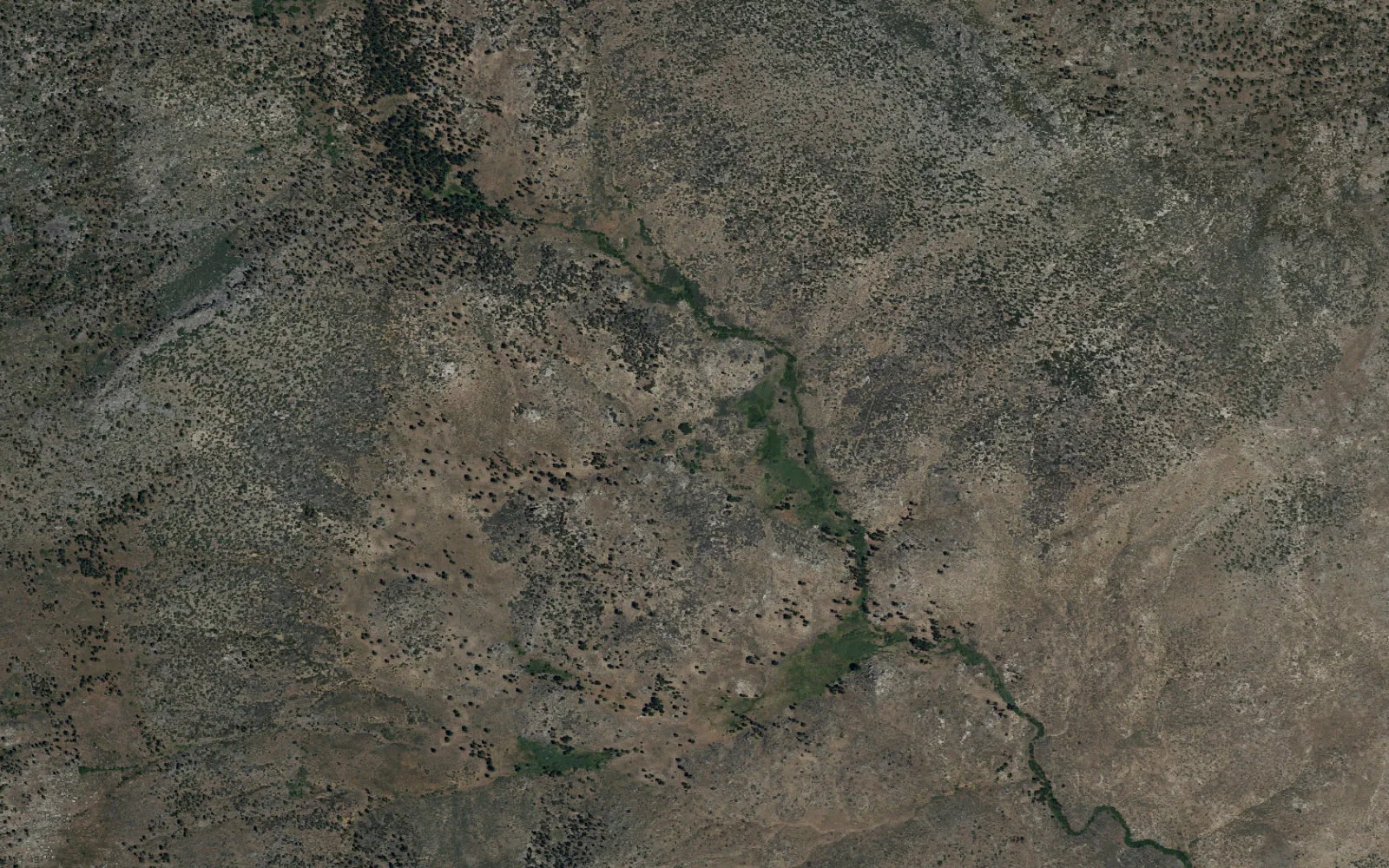 Aerial view centered on Clover Meadow