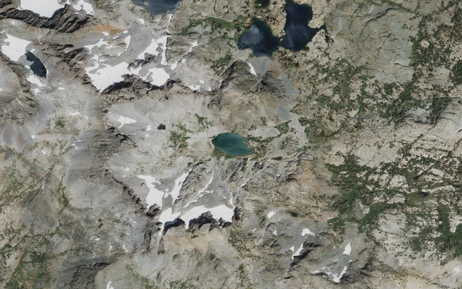 Aerial view centered on Deadhorse Lake