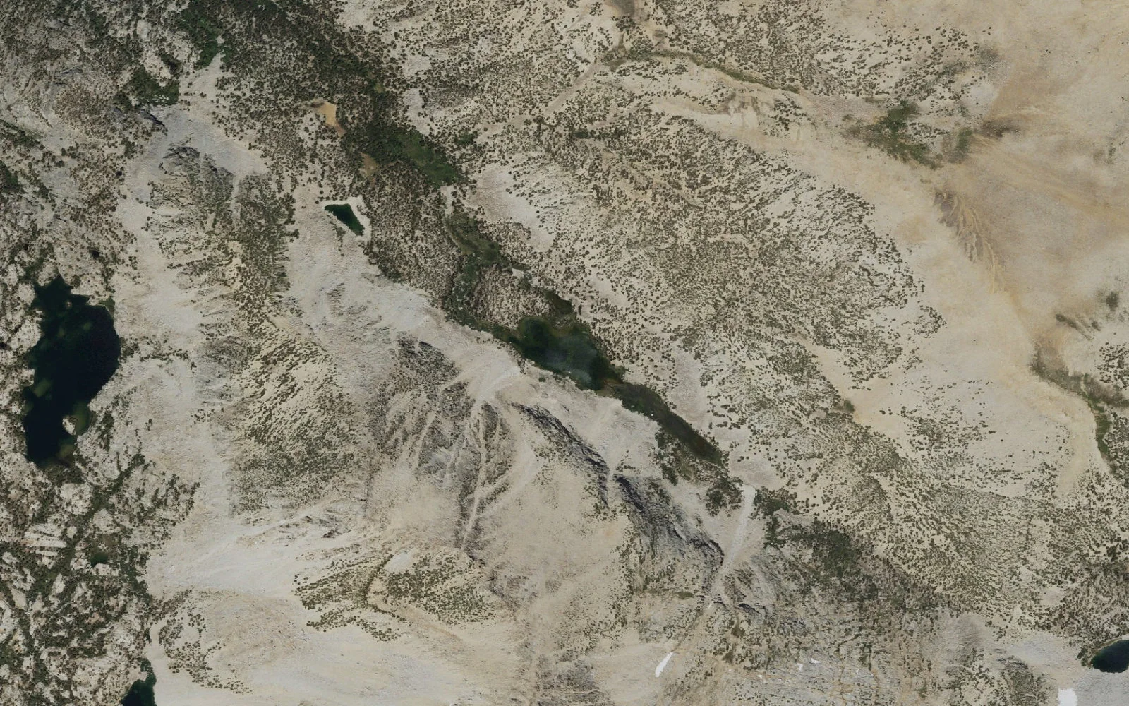 Aerial view centered on George Lake