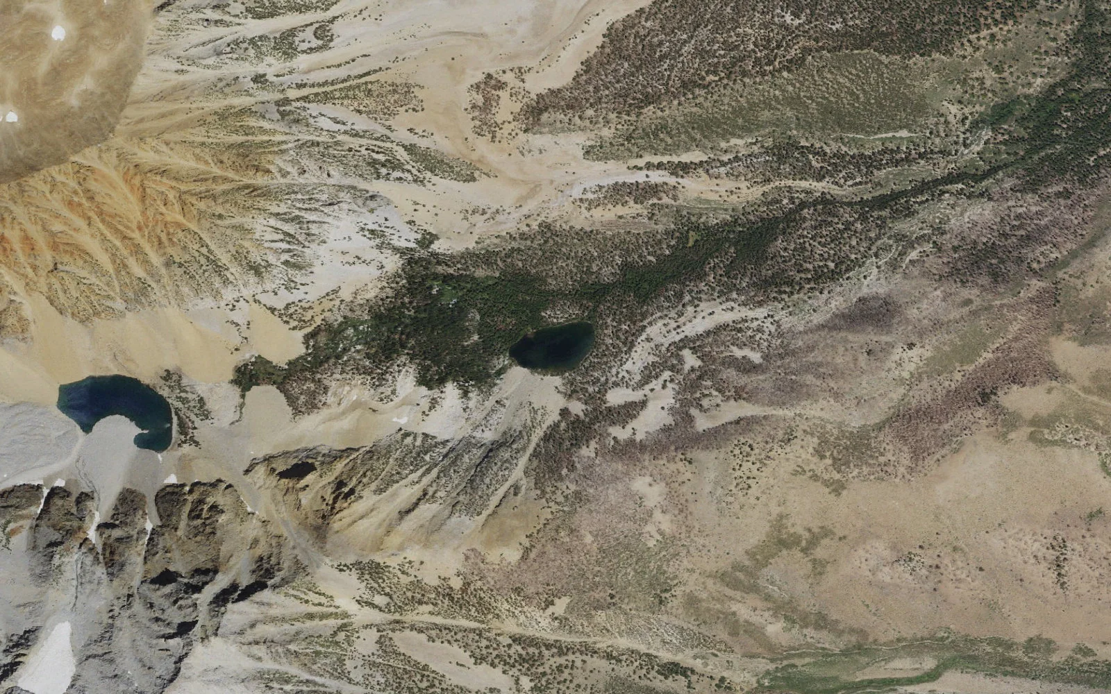 Aerial view centered on Gibbs Lake