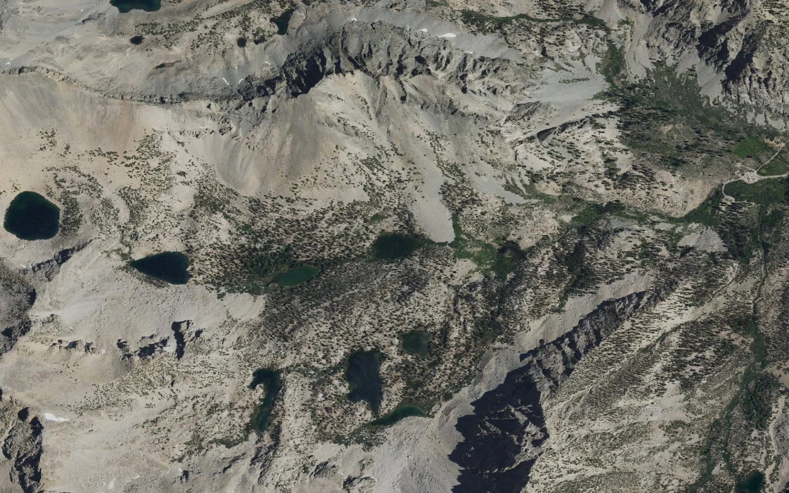 Aerial view centered on Gilbert Lake