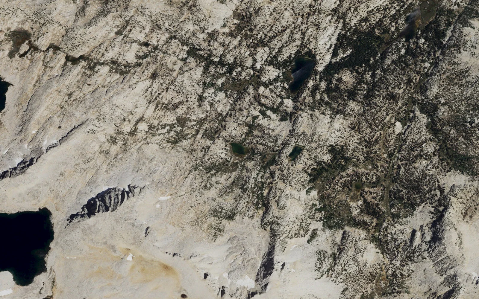 Aerial view centered on Golden Lake
