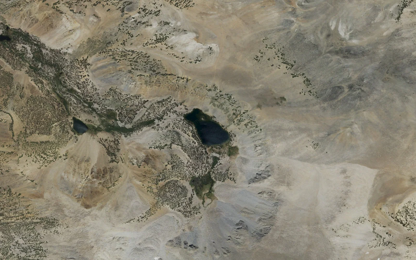 Aerial view centered on Green Lake