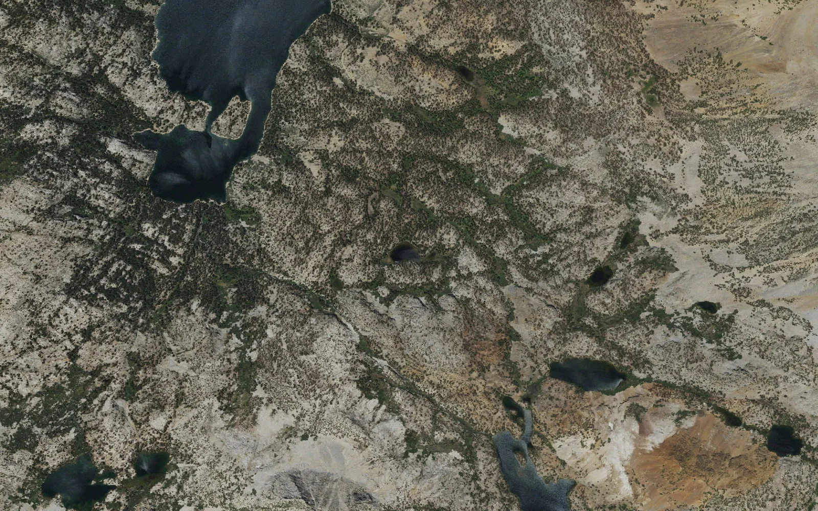 Aerial view centered on Hurd Lake