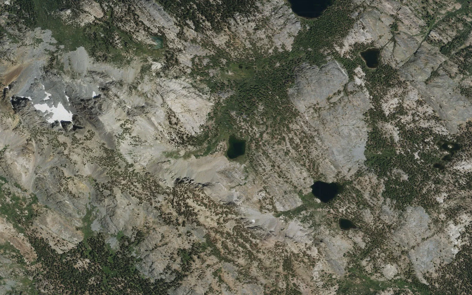 Aerial view centered on Lois Lake