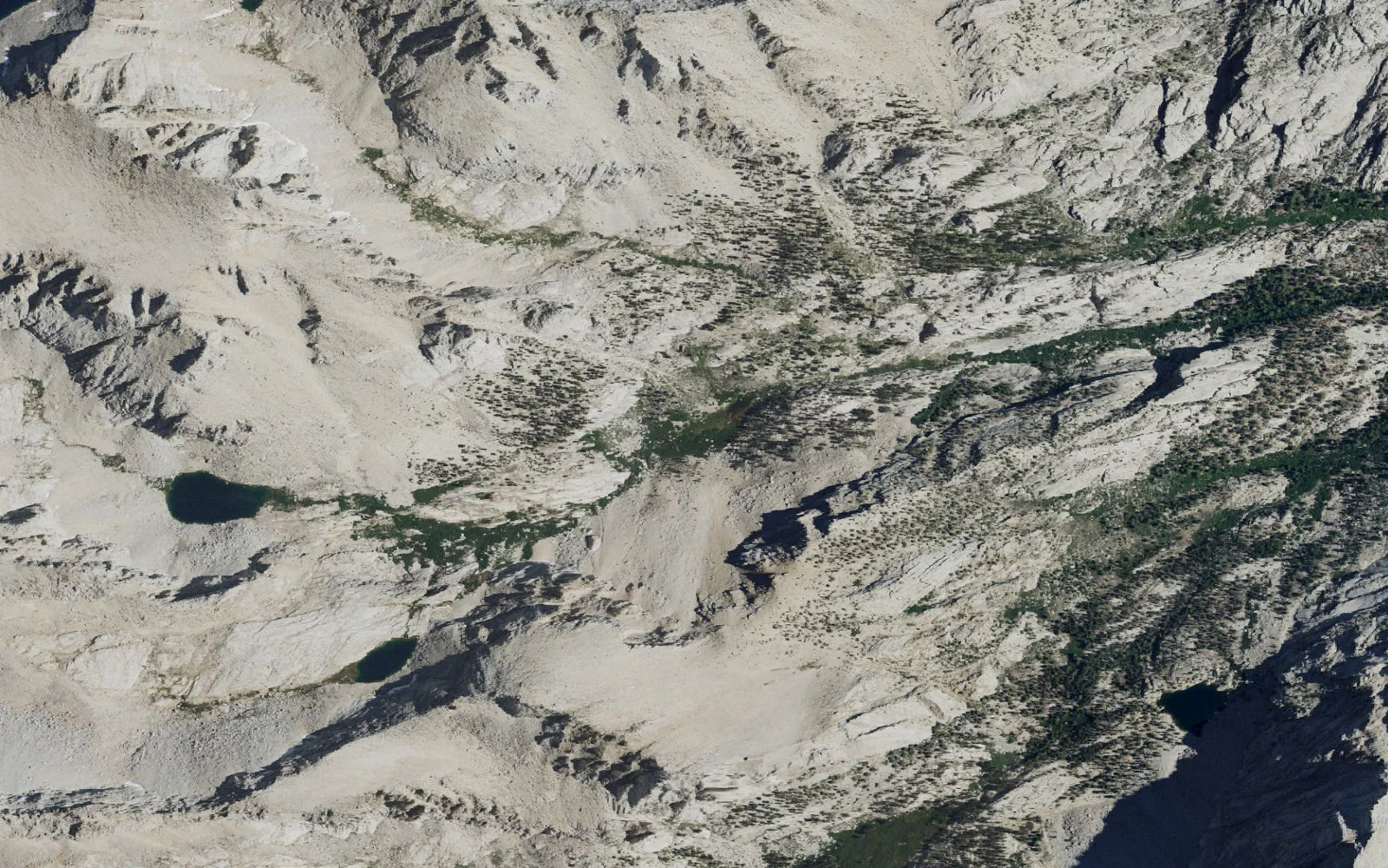 Aerial view centered on Lower Boy Scout Lake