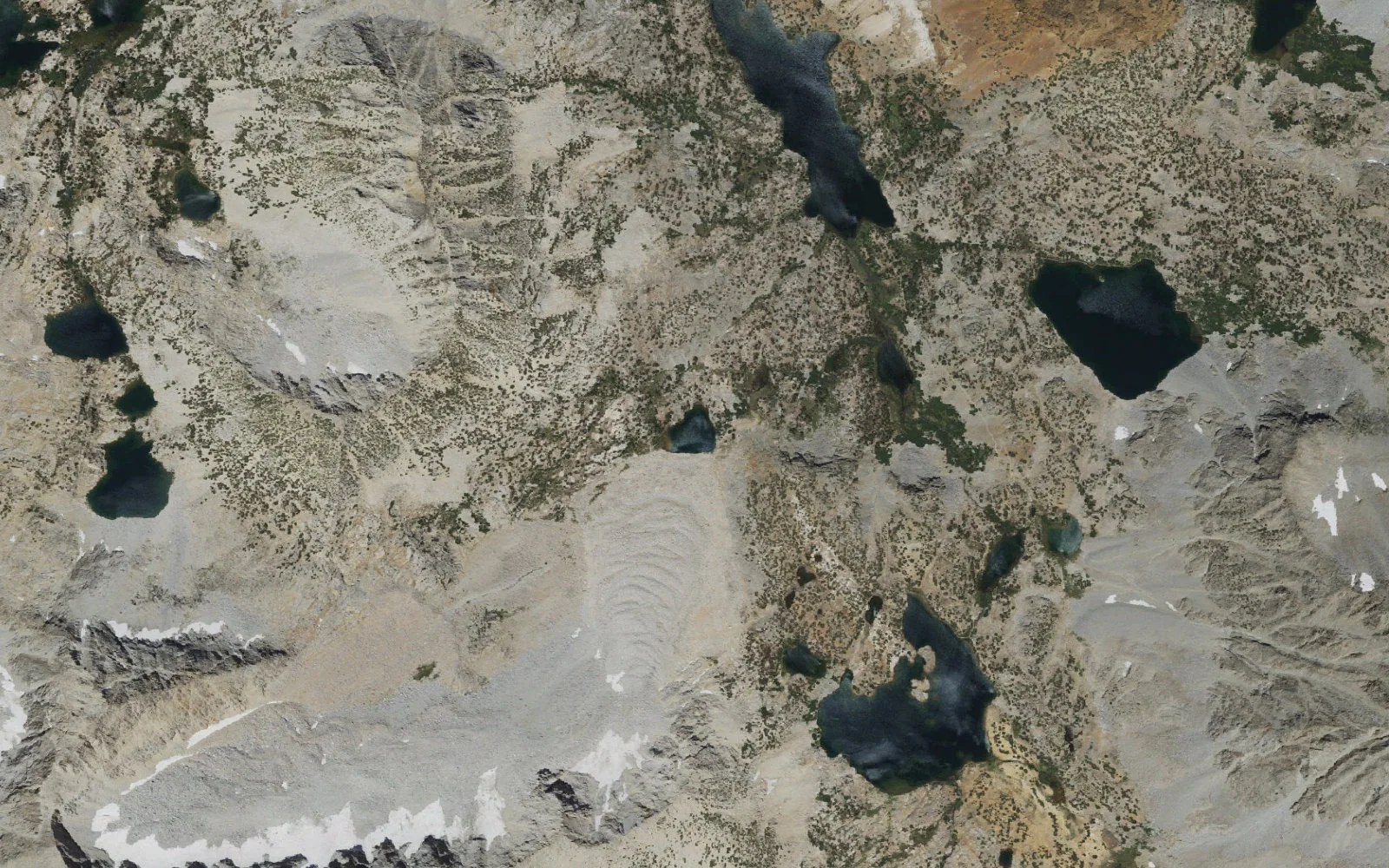 Aerial view centered on Margaret Lake
