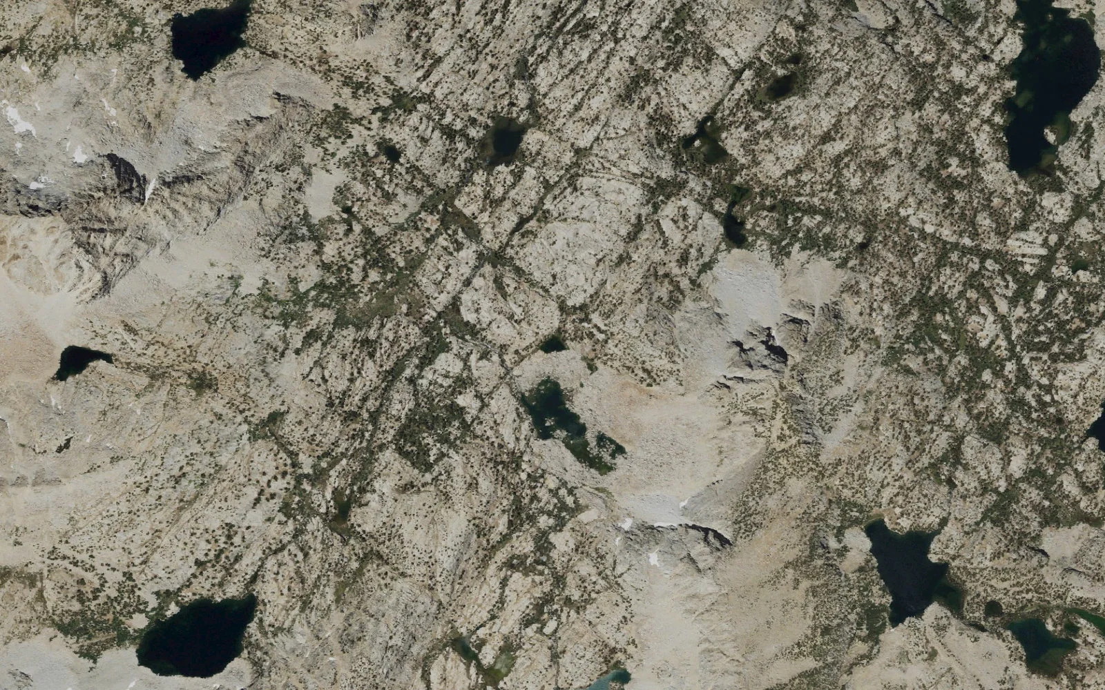 Aerial view centered on Pee Wee Lake