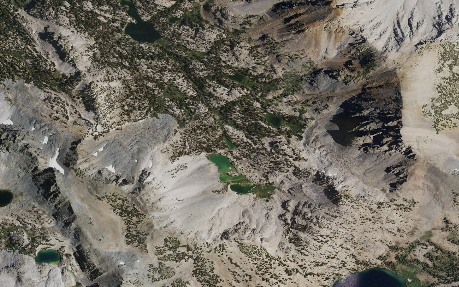 Aerial view centered on Red Lake