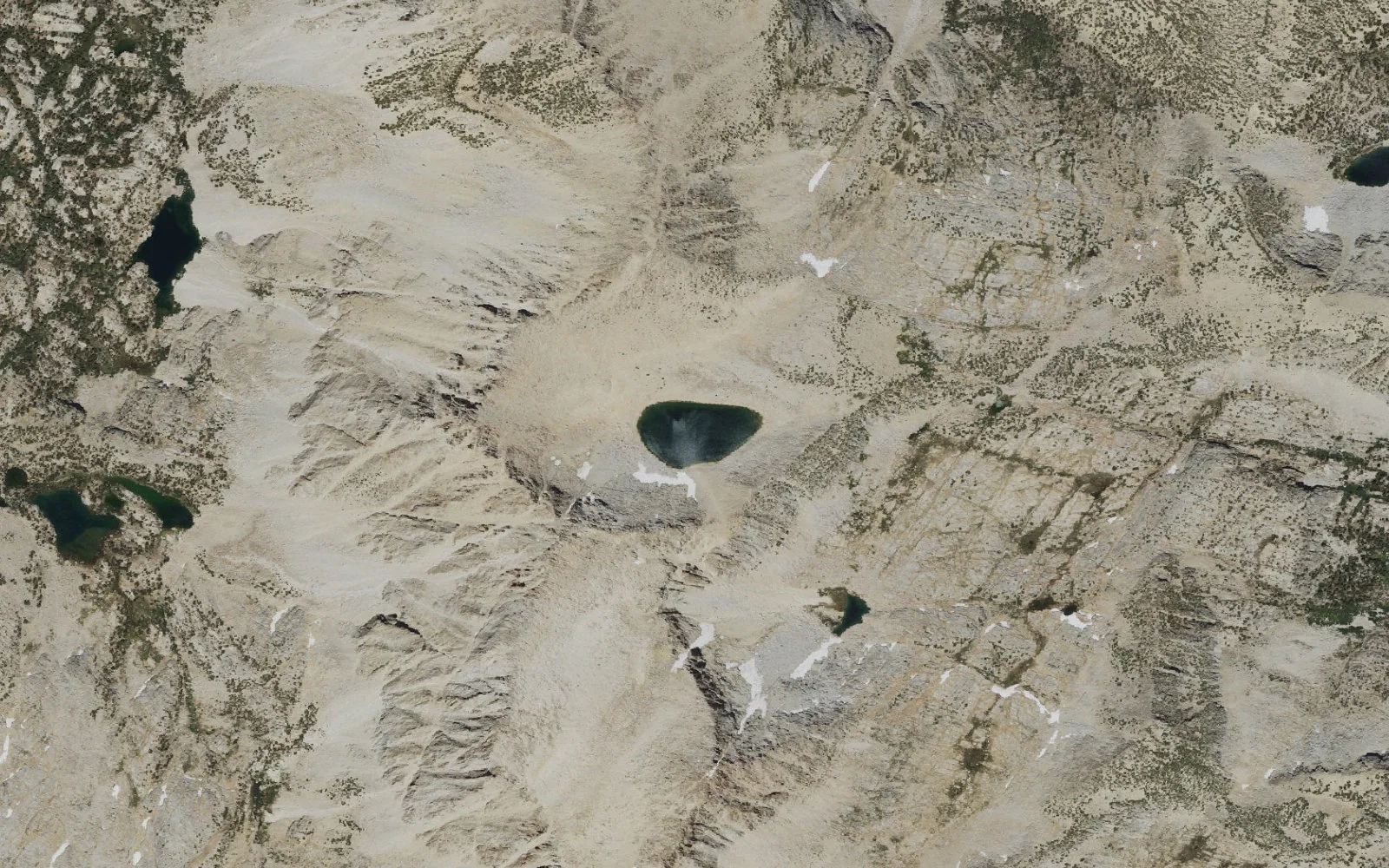Aerial view centered on Thompson Lake