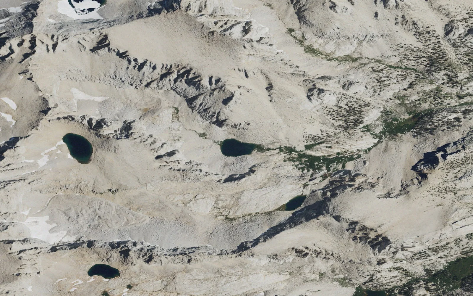 Aerial view centered on Upper Boy Scout Lake