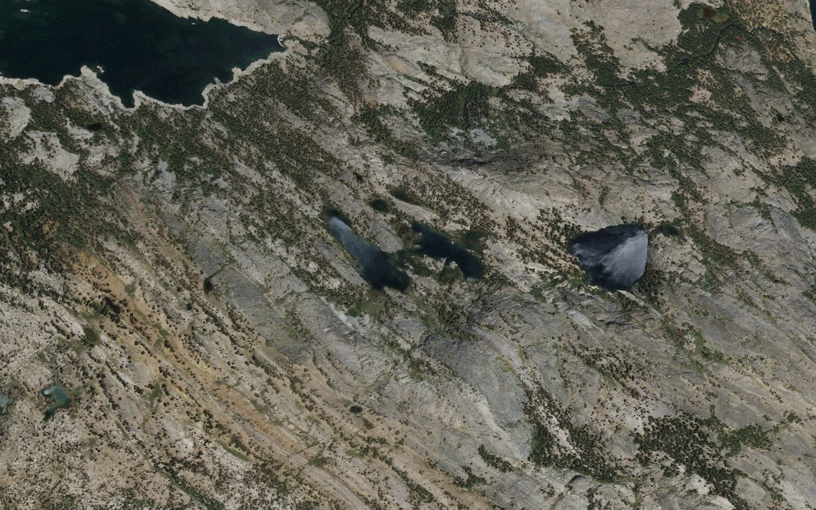 Aerial view centered on Weber Lake