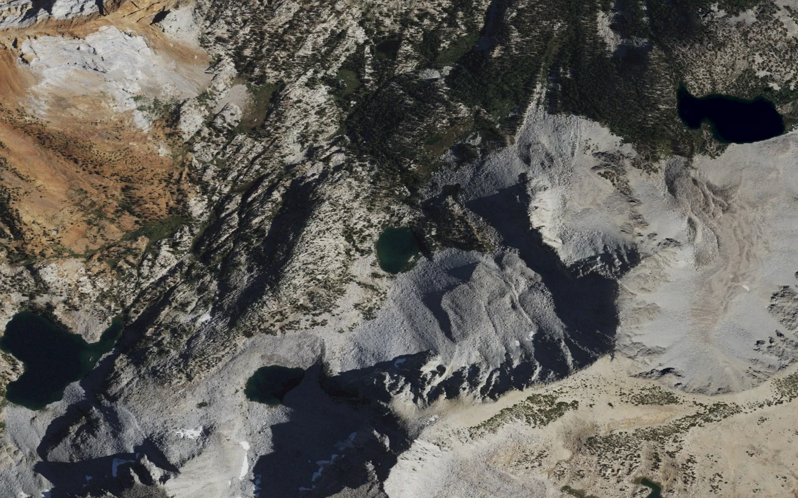 Aerial view centered on Golden Lake on the McGee Creek network