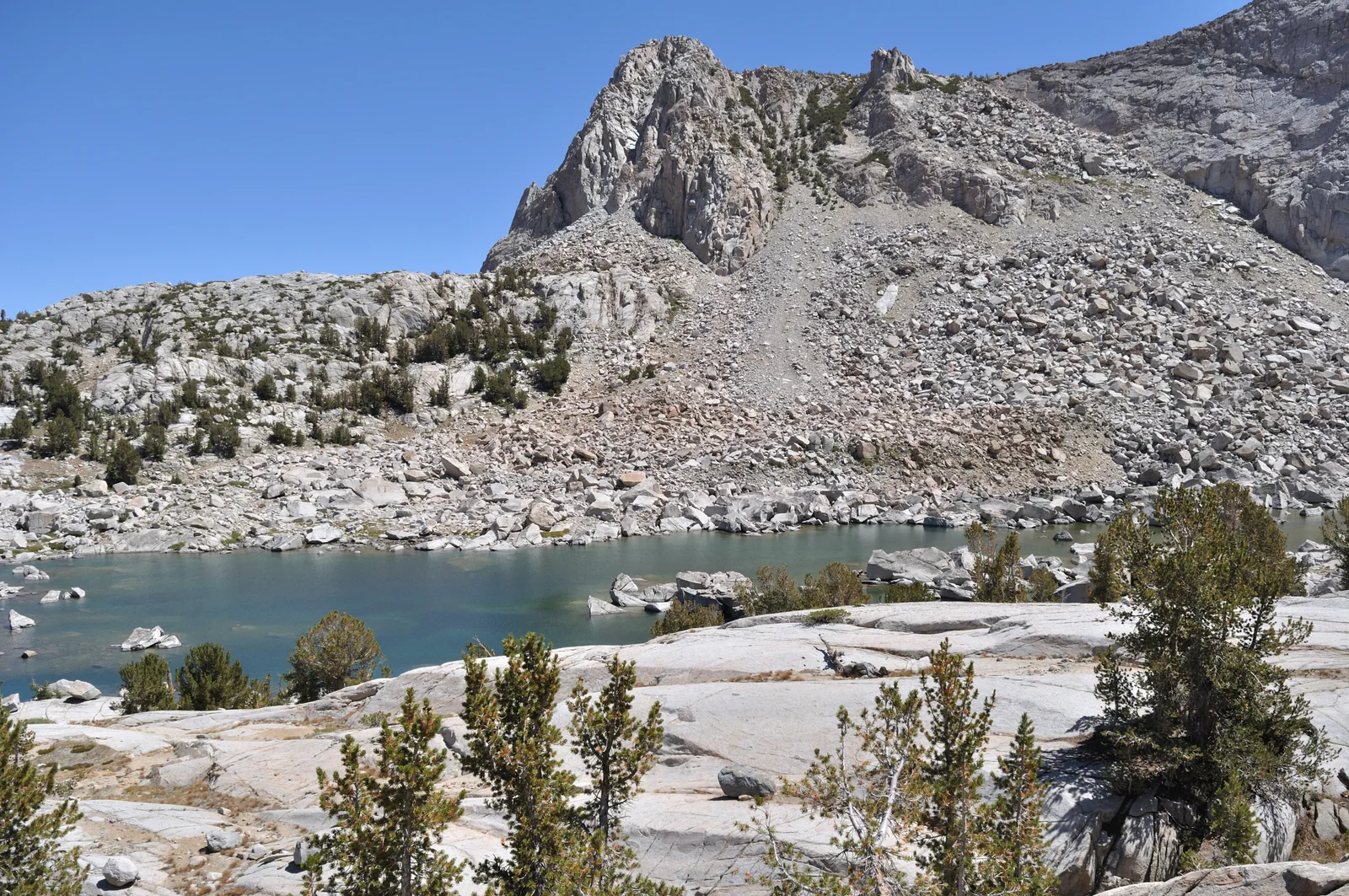 Topsy Turvy Lake below Donkey Peak